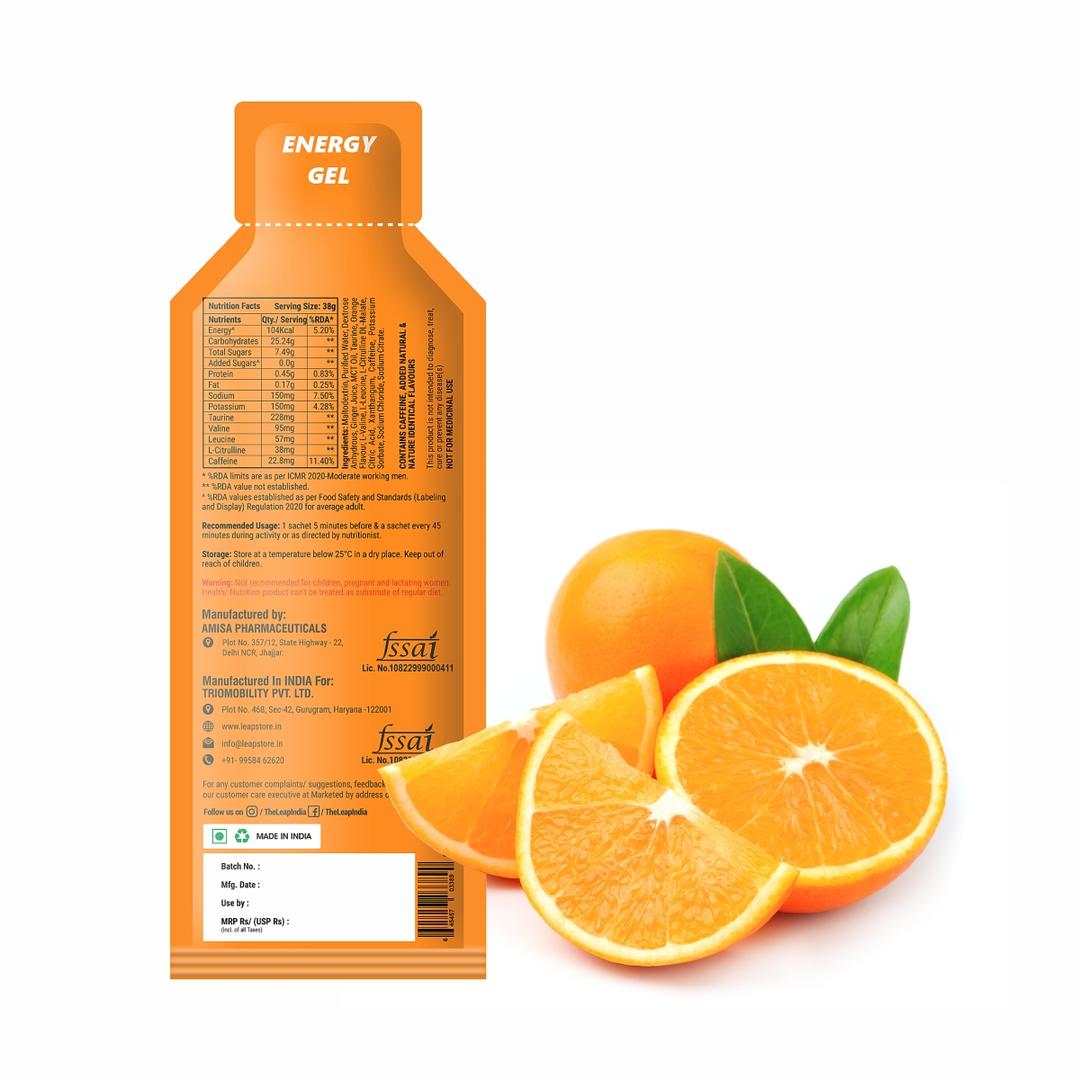 Leap Energy Gel (Orange Flavor)