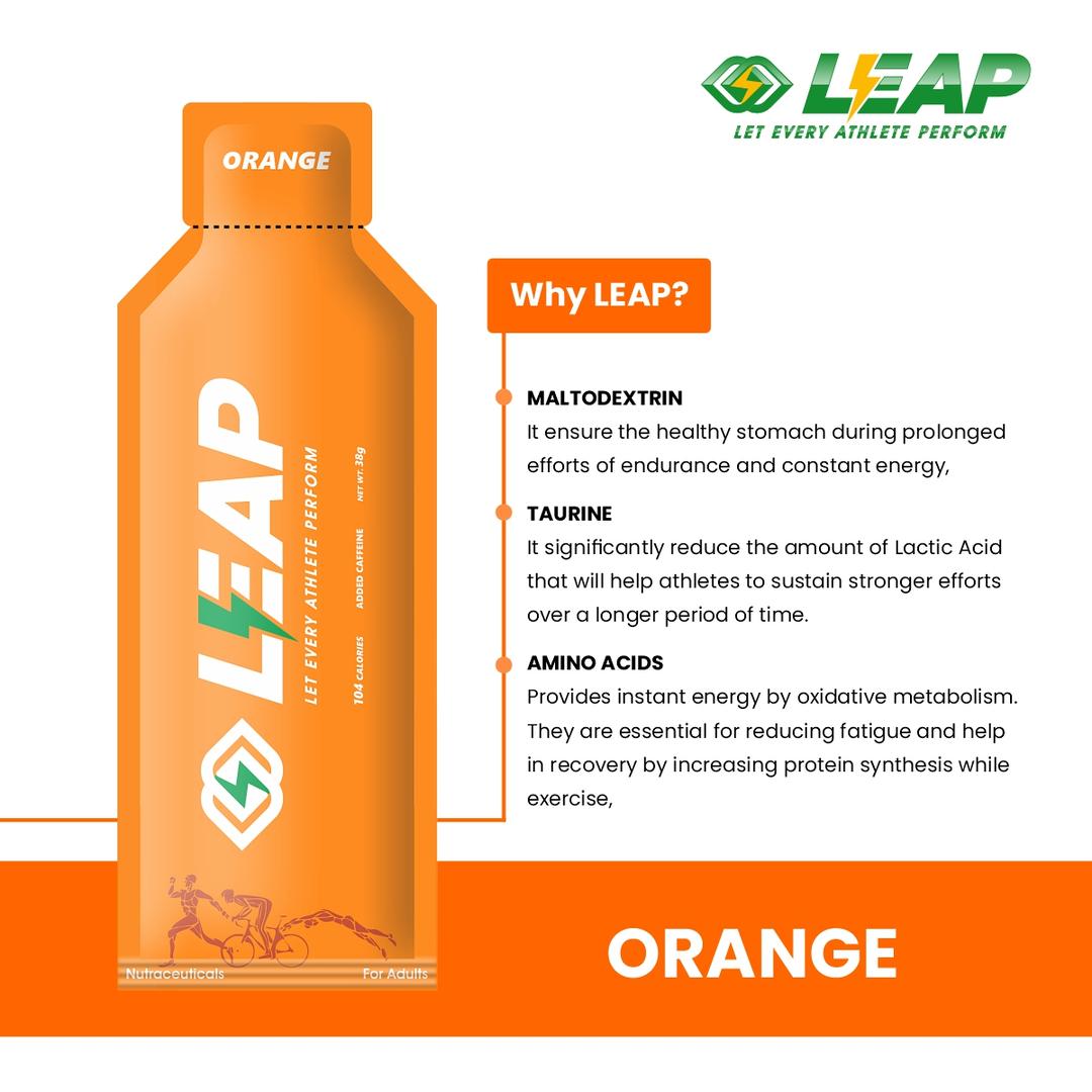 Leap Energy Gel (Orange Flavor)