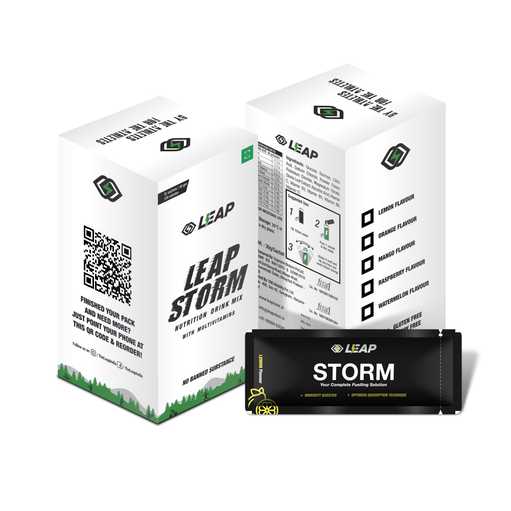 Leap Storm (Lemon Flavor) - Pack of 15 (32 g each)