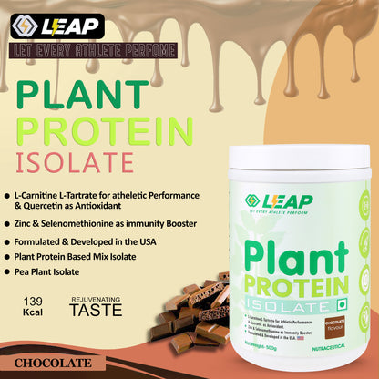 Leap Plant Protein Isolate (Chocolate) - 500gm