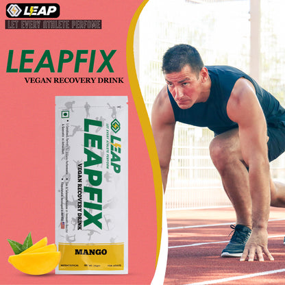 Leapfix Vegan Recovery Drink Mango Pack of 5-10-15