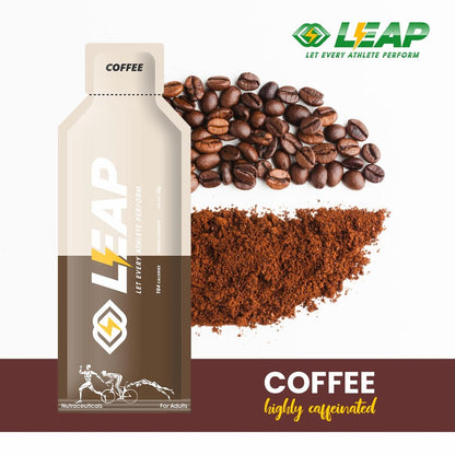 Leap Energy Gel (Coffee Flavor - Highly Caffeinated)