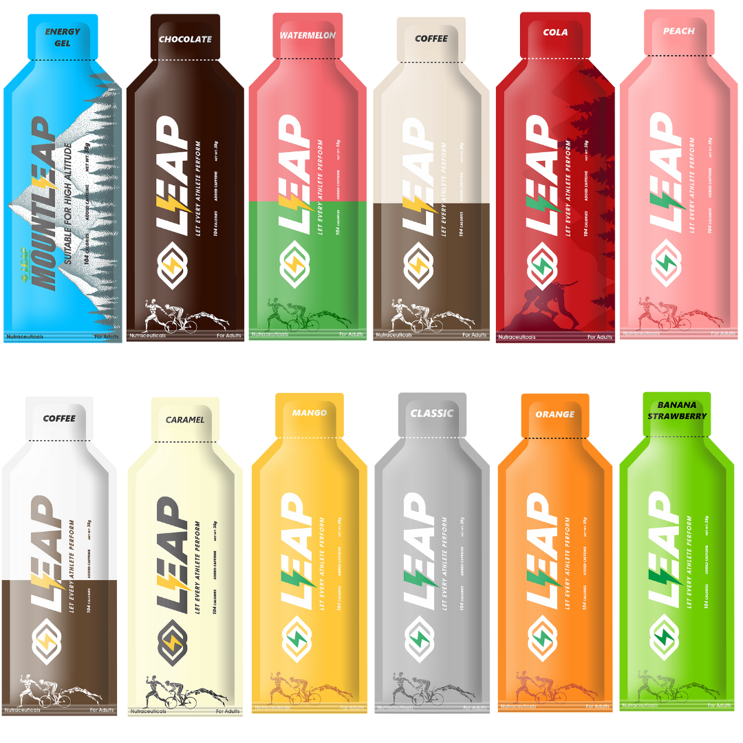 Leap Energy Gels 12-Flavor Variety Pack